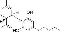Figure 1: The chemical structure of cannabidiol.
